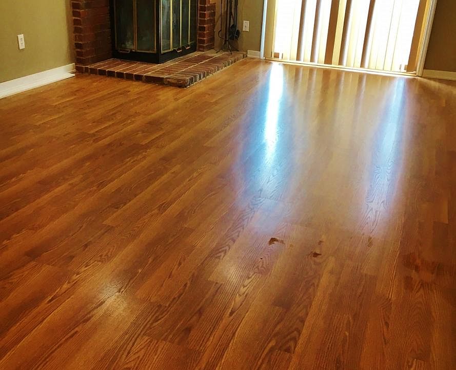 Brand new hardwood floors throughout