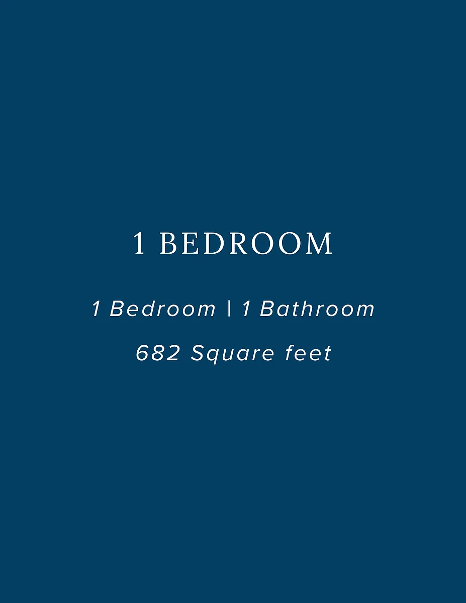 Floor plan 1 Bedroom 1 Bathroom