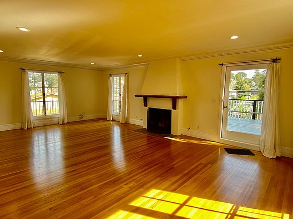 Living room and door to deck