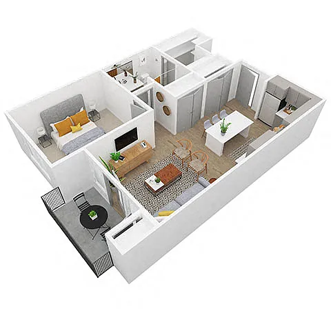 Floor plan Posey