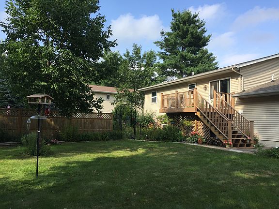 Backyard view of the house.