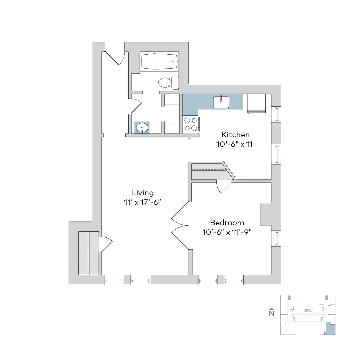 Floor plan delm1bA2