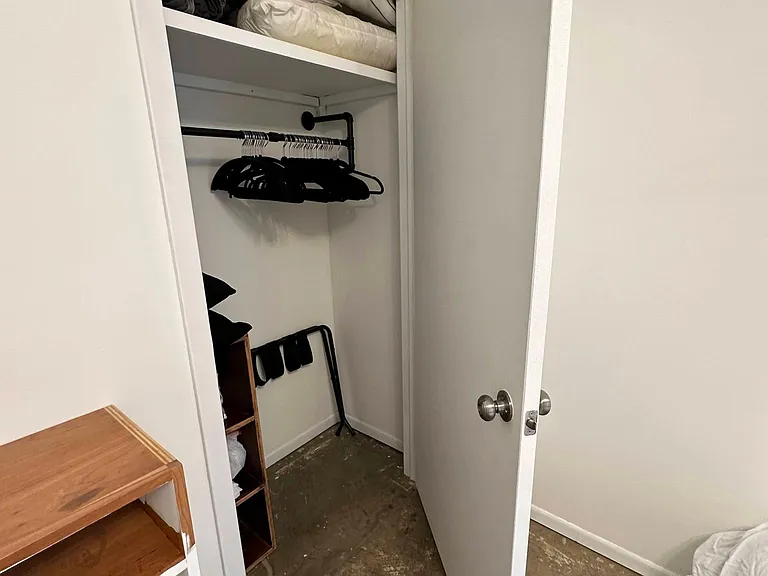 Guest bedroom closet.