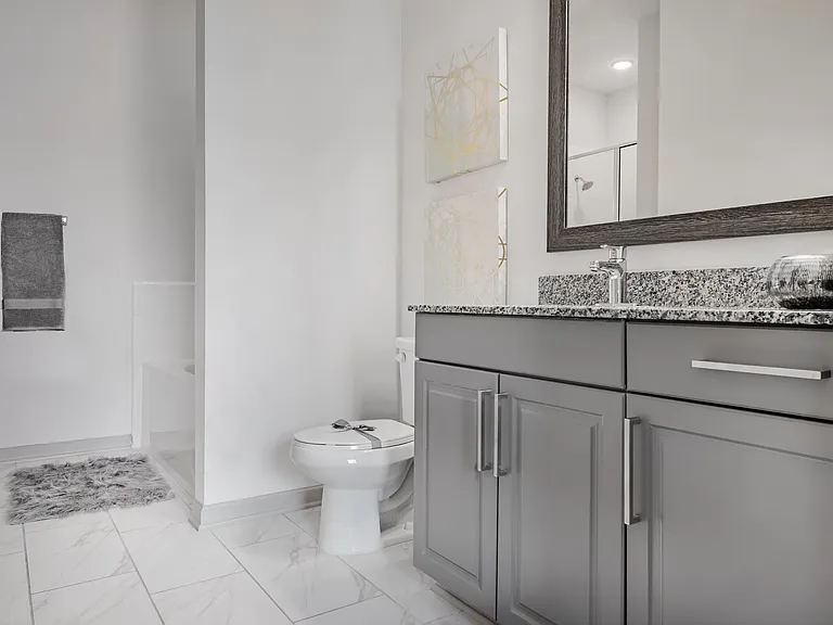 Elegant Bathrooms at The Hendry Apartments