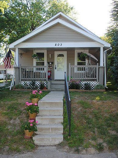 The front of the house