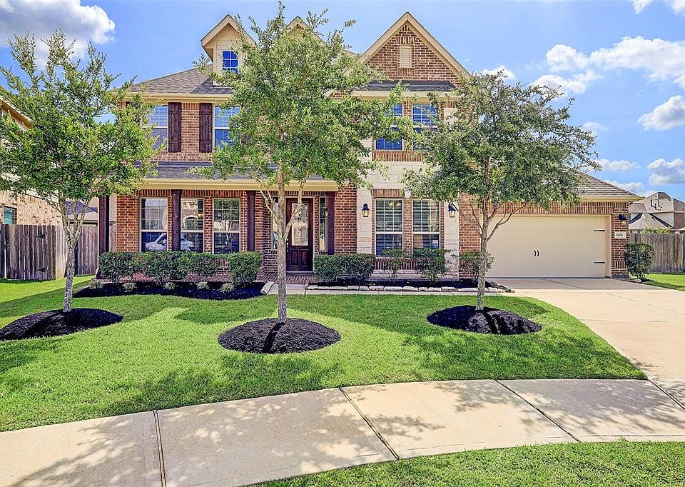 This 4/5 bedroom, 3.5 bath home with a 3-car garage is located in the desirable Fieldstone subdivision and loaded with premium features! The exterior includes a brick & stone elevation, along with front & back covered porches. Minutes away from shopp
