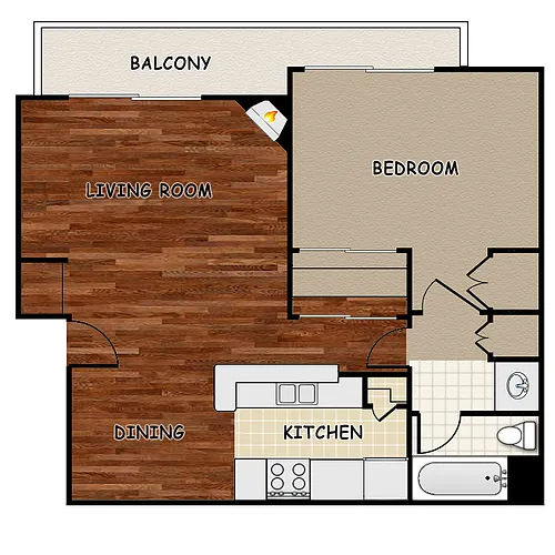Floor plan 1bedroom