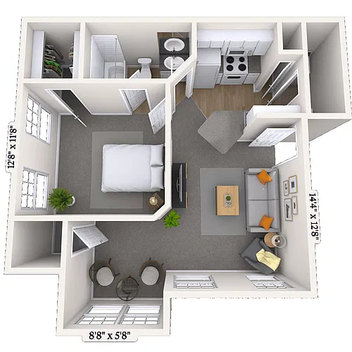Floor plan The Barclay