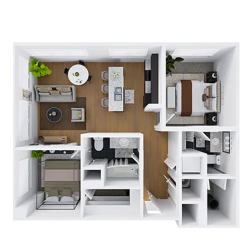 Floor plan B01A