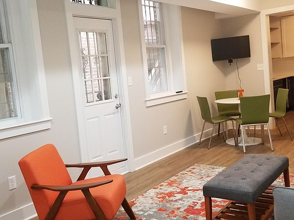 Bright space for English basement unit.