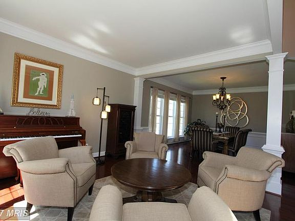 Living Room Overlooking Dining Room