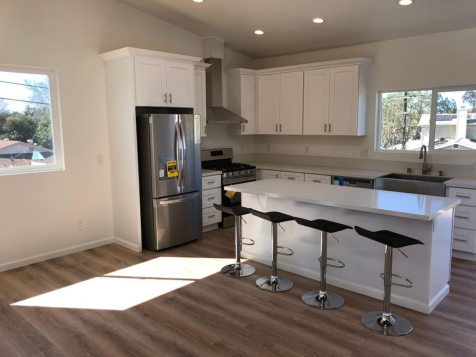 Open kitchen and living room