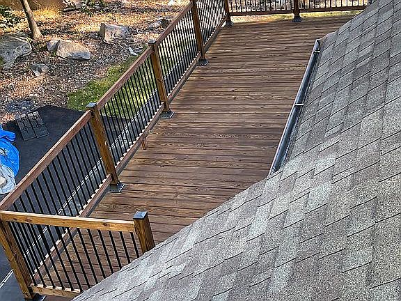 Master bedroom deck