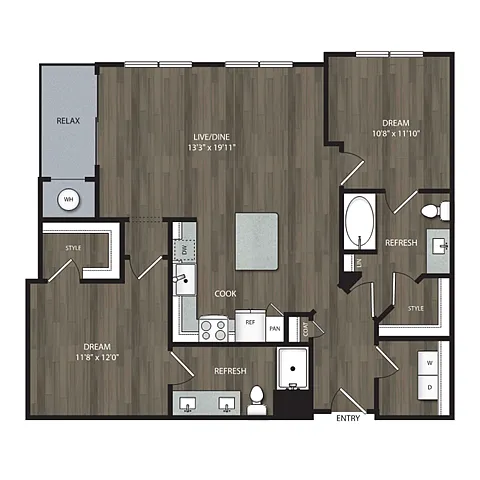 Floor plan B2