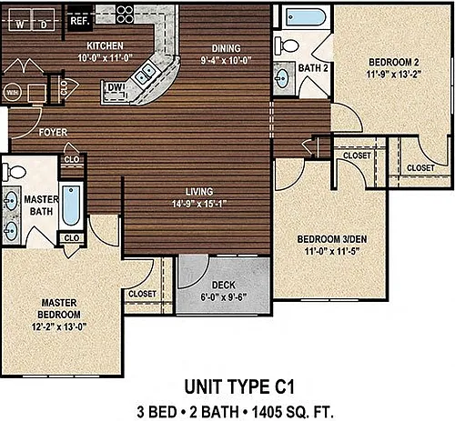Floor plan C1 The Yacht Cove