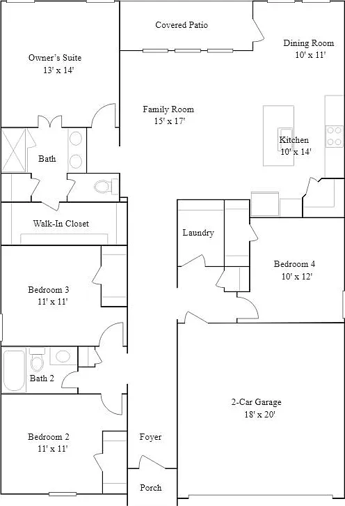 4 bed, 1838 sqft, $1,895 — Photo 2