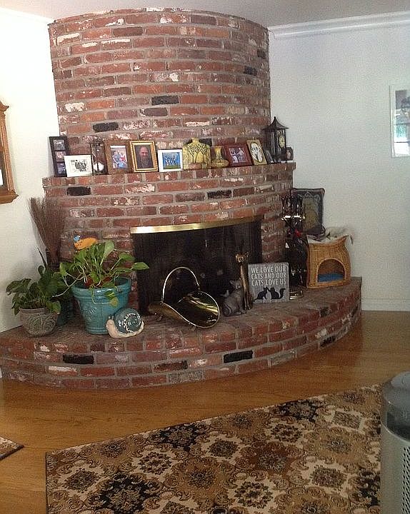 Family room fireplace