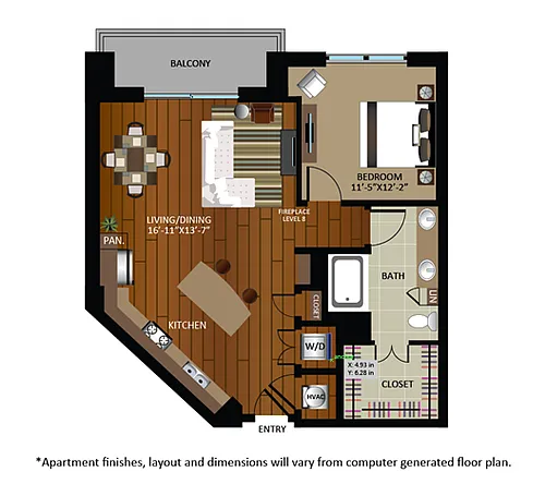 Floor plan A14