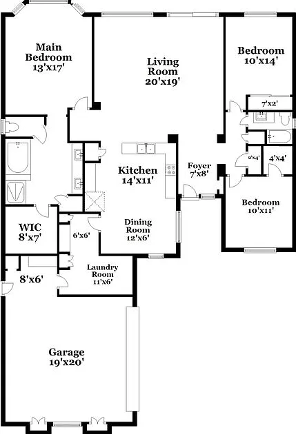 3 bed, 2.0 bath, 1597 sqft, $2,135 — Photo 2