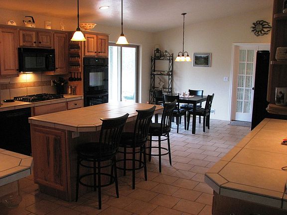 Gourmet Kitchen with wine station.