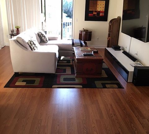 living room from dining room