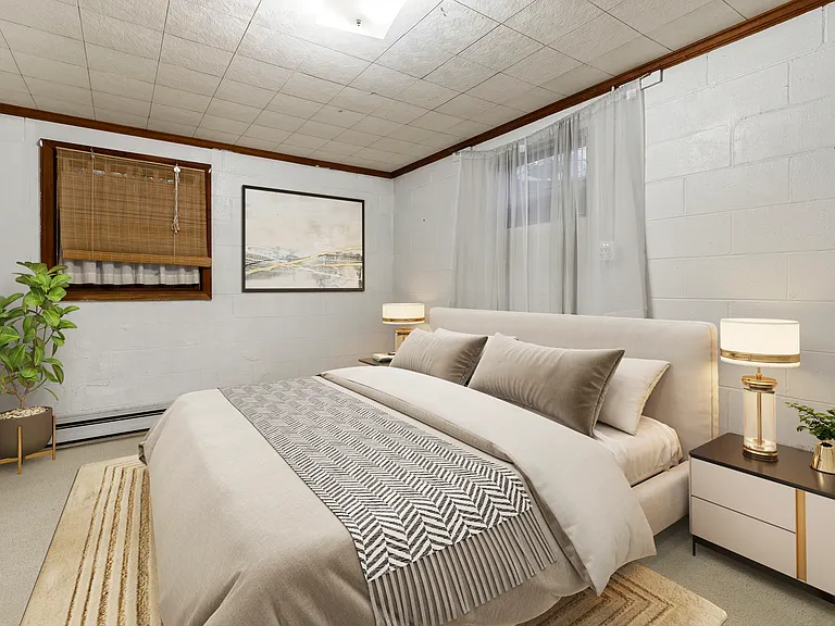 Bedroom 2 (largest, virtually staged).