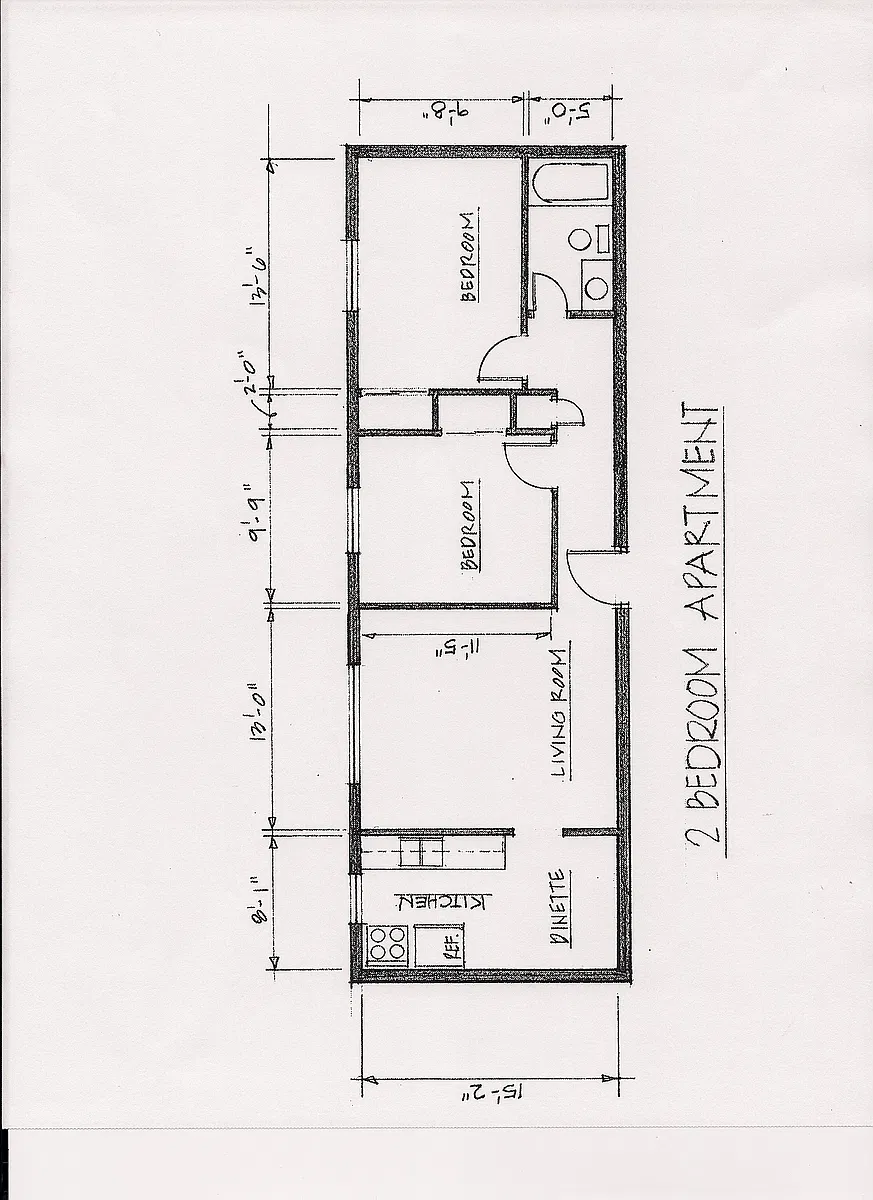 Floor plan 2 - Bedroom