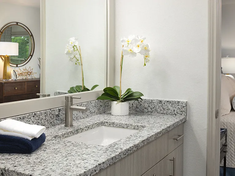 Brushed nickel hardware