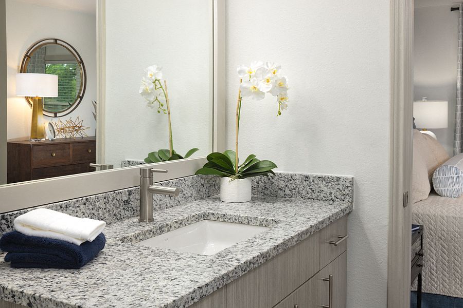 Brushed nickel hardware