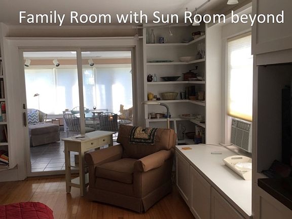 Family Room with Sun Room beyond