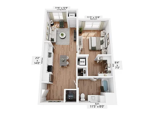Floor plan A4
