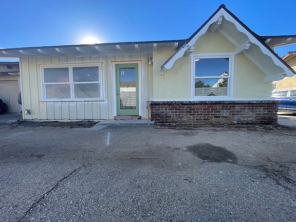 front elevation of house and front door