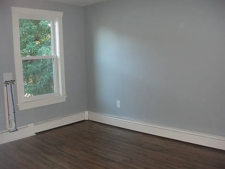 bedroom with laundry hookup