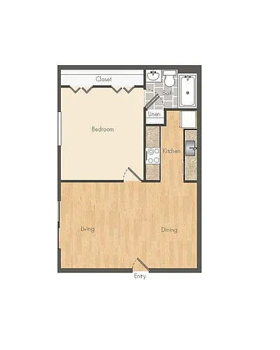 Floor plan 1U