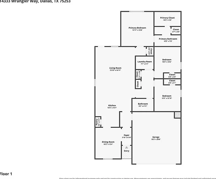 3 bed, 2.0 bath, 1552 sqft, $2,035 — Photo 2