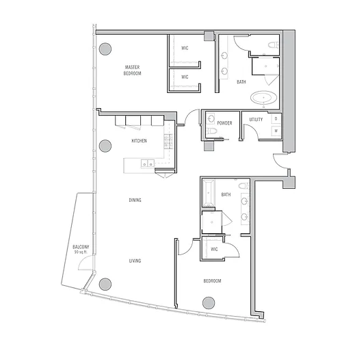 Floor plan PH-F