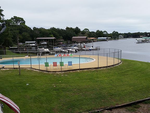 Waterfront pool