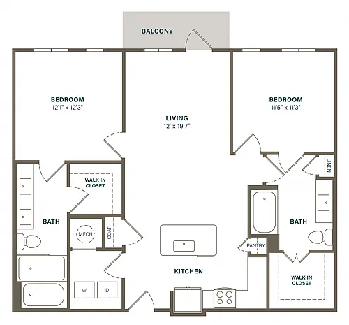 Floor plan B2