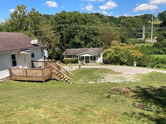 Deck + off street parking space.