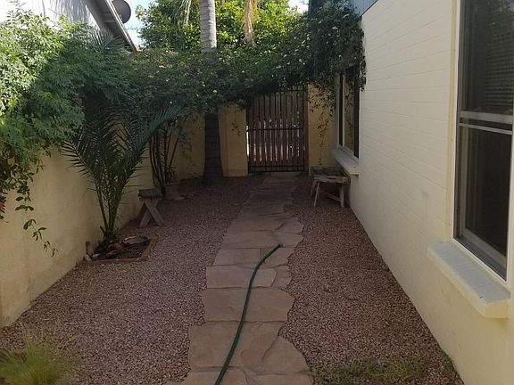 Side gate and walkway