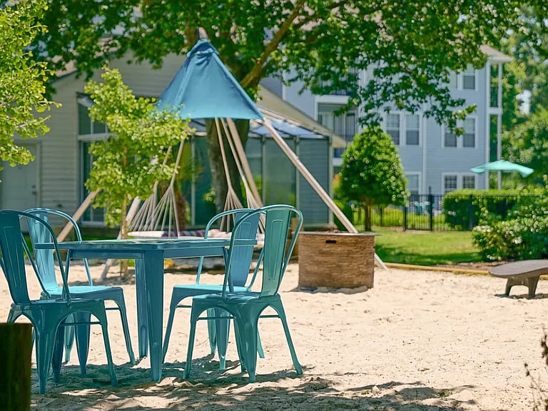 Lots of outdoor options for playing and relaxing