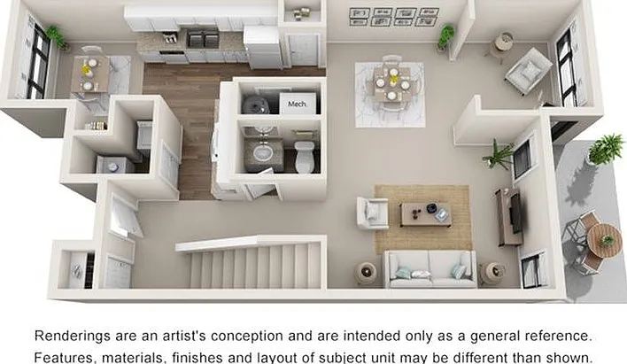 2 Bedroom | 2.5 Bath | Townhouse | 1479 SF | Level 1 2 Bedroom | 2.5 Bath | Townhouse | 1479 SF | Level 1