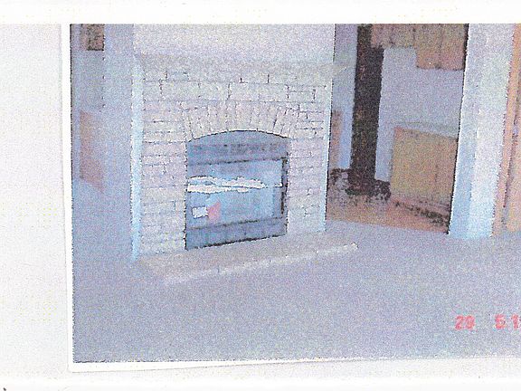 fireplace in living room