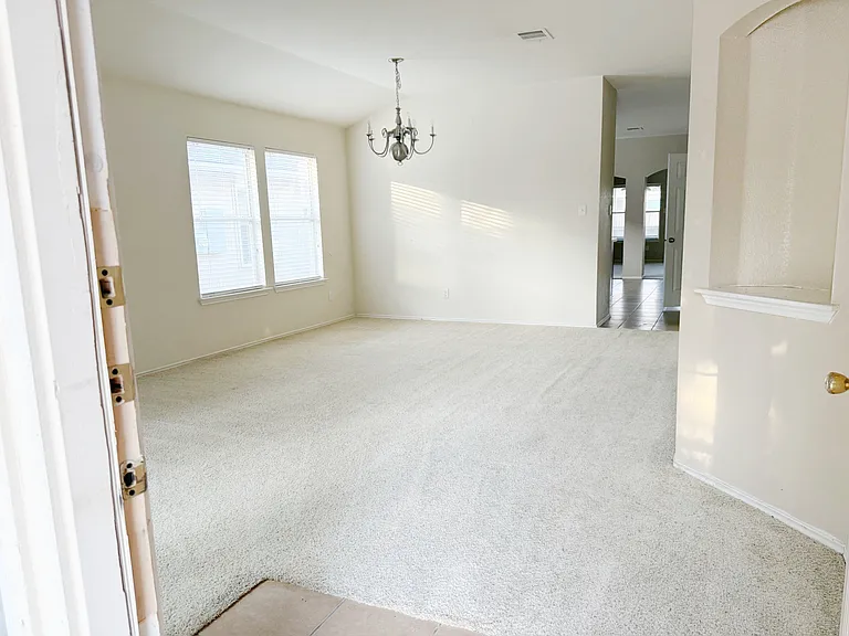 Entry into the formal living room & dining room.