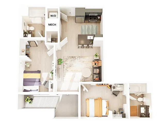 Floor plan B7