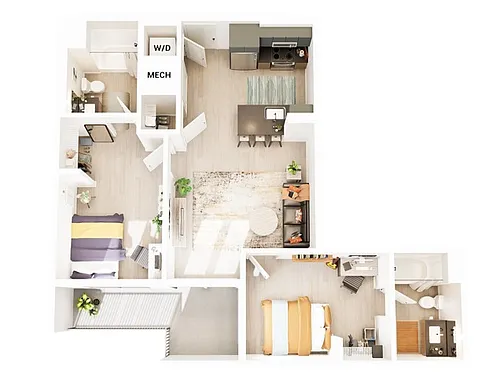 Floor plan B7