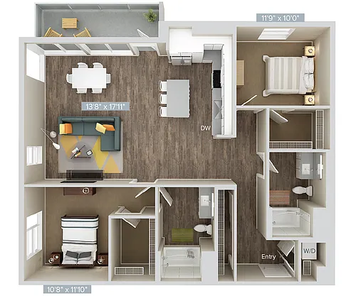 Floor plan B26-1243