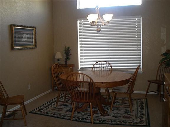Dining room w/ transom window