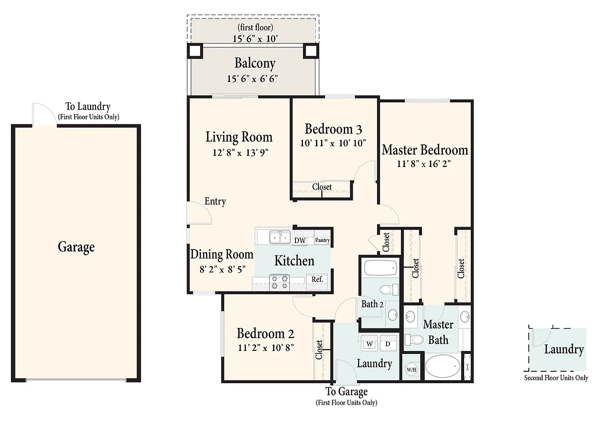 Floor plan Carlisle - Downstairs