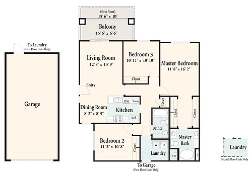 Floor plan Carlisle - Downstairs